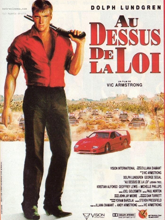 Au-dessus de la loi (Joshua Tree) — affiche française, 1993