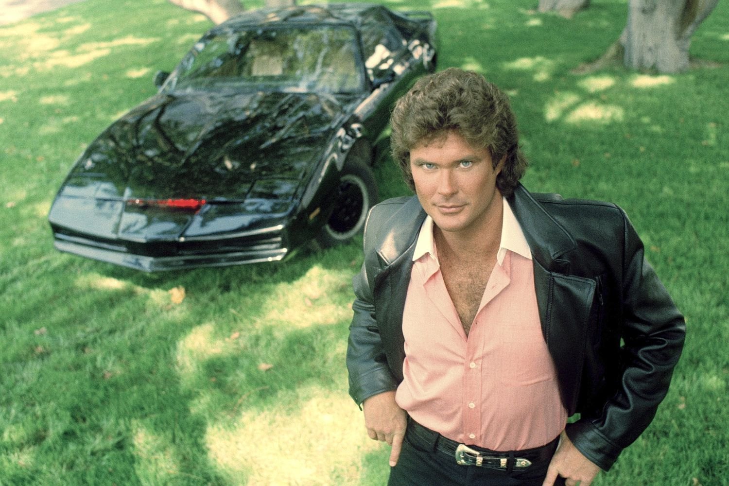 David Hasselhoff devant KITT — K2000