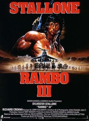 Rambo III — affiche française, 1988