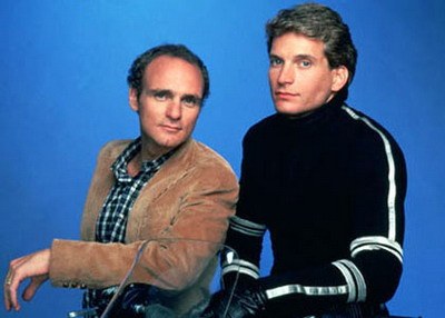 Joe Regalbuto et Rex Smith — Tonnerre mécanique, 1985